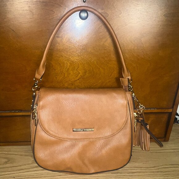 Poppy & Peonies Handbags - Poppy and Peonies Downtown Cognac Shoulder Bag - Great Condition